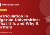 Matriculation in Nigerian Universities: What It Is and Why It Matters